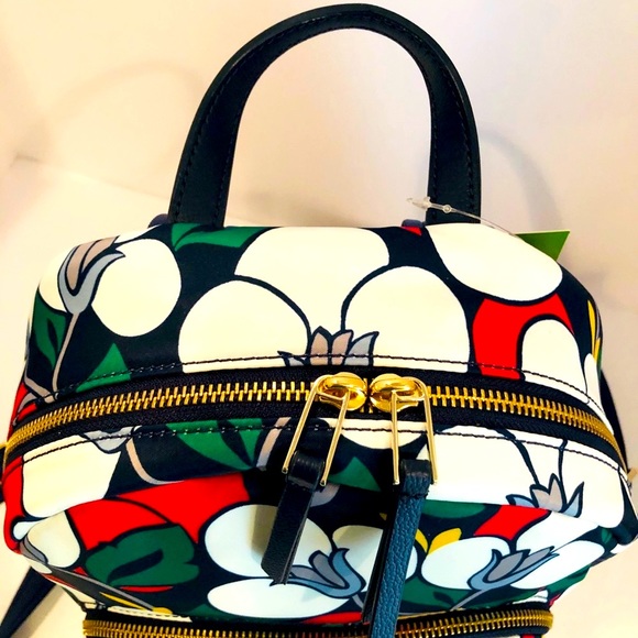 Kate Spade Medium Backpack Floral Dawn Breezy Flowers NEW - Picture 4 of 5